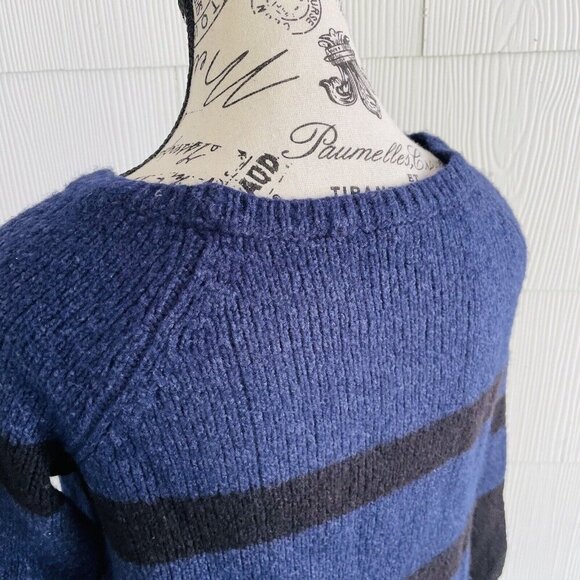 Vince Pullover Sweater Striped Cashmere Silk Blend - Women Size Small (j6) - Picture 8 of 10